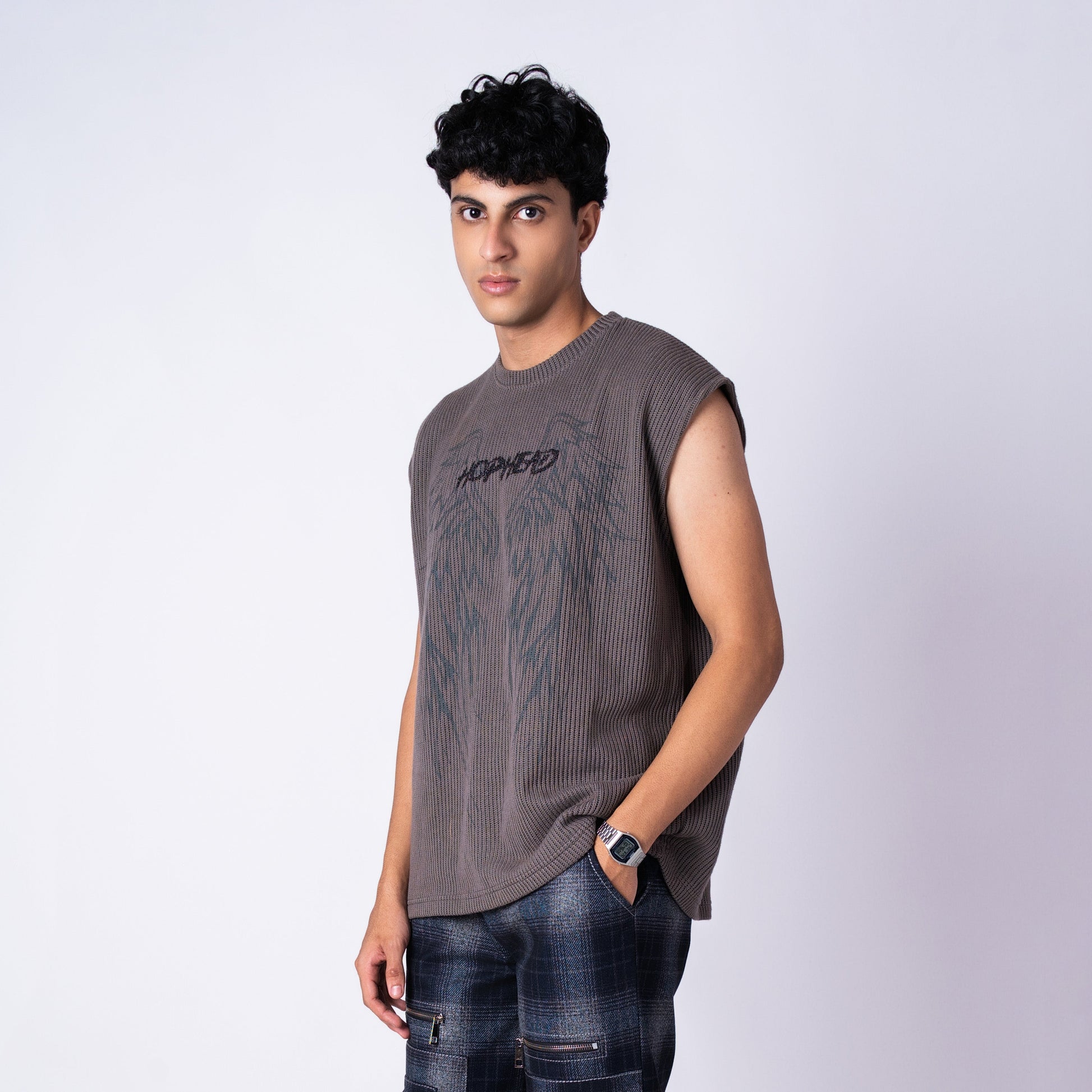 CROSS OVERSIZED VEST