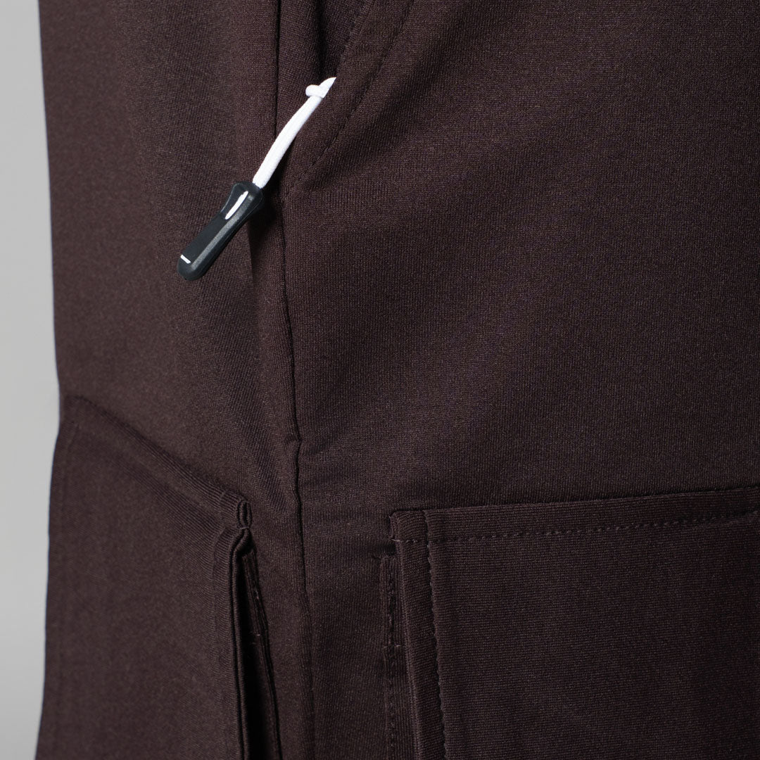 COFFEE MULTI FLAP SHORTS