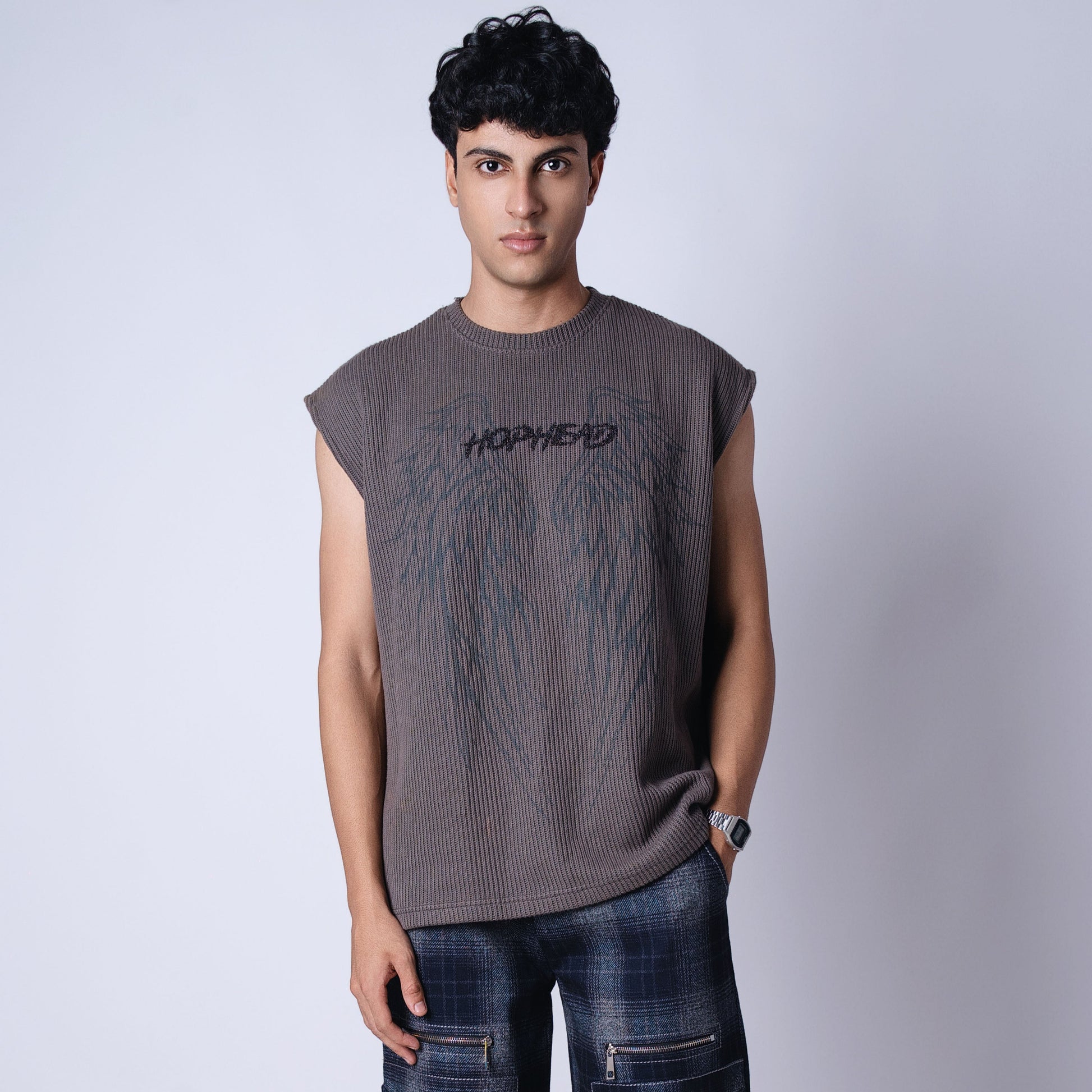 CROSS OVERSIZED VEST